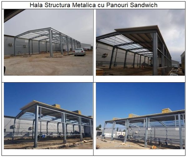 Hala Structura Metalica cu Panouri Sandwich