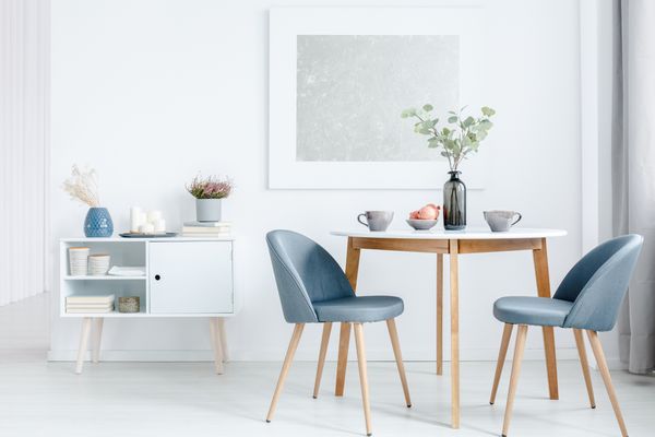 Masa si scaune living stil scandinav