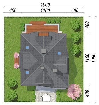 Casa cu 3 dormitoare - plan amplasare teren