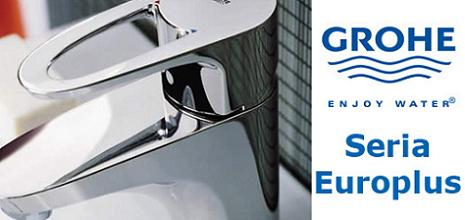 Baterii pentru baie Europlus de la Grohe